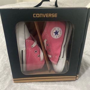 Baby pink Converse